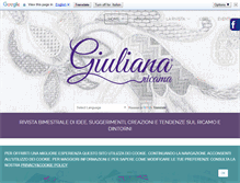 Tablet Screenshot of giulianaricama.com